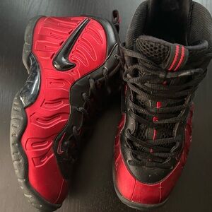 Nike Kids Bold Red and Black Sneakers